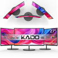 Kado 3-Pack Trio 27" Curved 1500R 1920x1080 75Hz FHD Computer Monitor