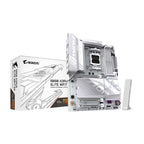 GIGABYTE B650 AORUS Elite AX AMD AM5 ATX Motherboard, Support Ryzen 9000/8000/7000 Series, DDR5, 14+2+1 Power Phase, PCIe 5.0 M.2, USB-C 3.2 Gen 2, WIFI6E, 2.5GbE, EZ-Latch, Q-Flash, RGB Fusion