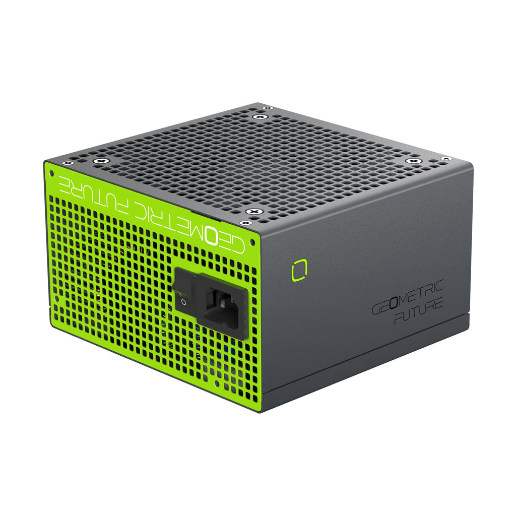 Geometric Future Alpha 1000W Fully Modular ATX 3.1 Power Supply, 80 Plus Platinum, Native 12V-2x6, 100% Japanese Electrolytic Capacitors, Green