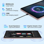 11 inch Tablet 16GB+256GB Octa-Core Android Tablets w/ 2K 2000x1200 Display