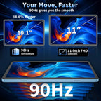 Android 15 Tablet with Keyboard - 11 inch Tablet with 24GB+256GB+2TB Expand