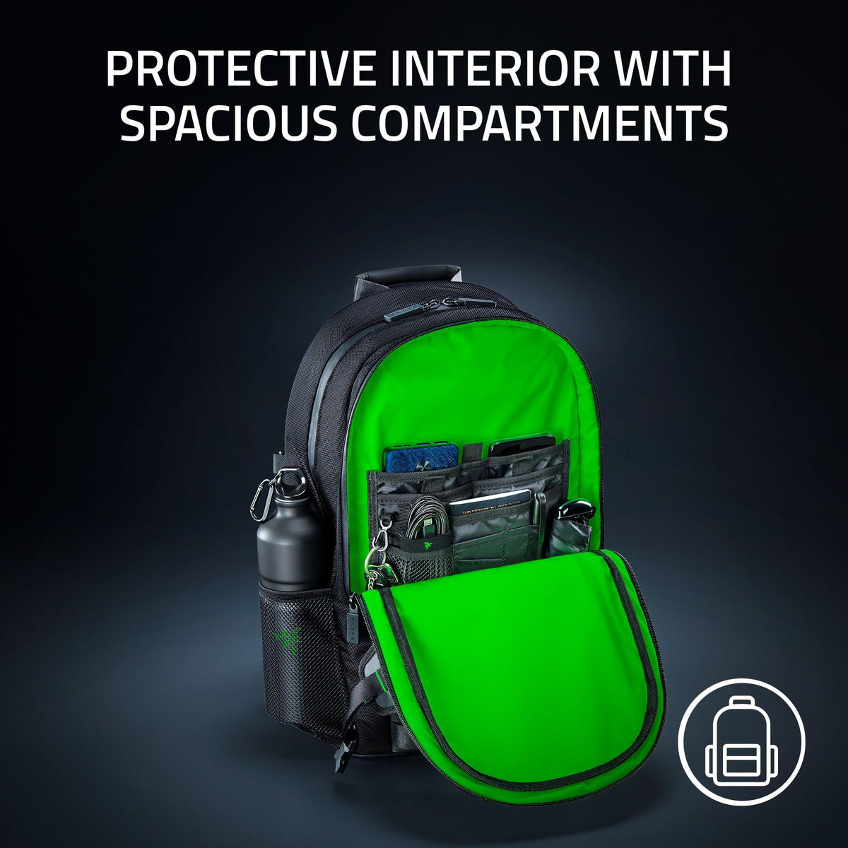 Razer Rogue V3 16" Gaming Laptop Backpack, Black