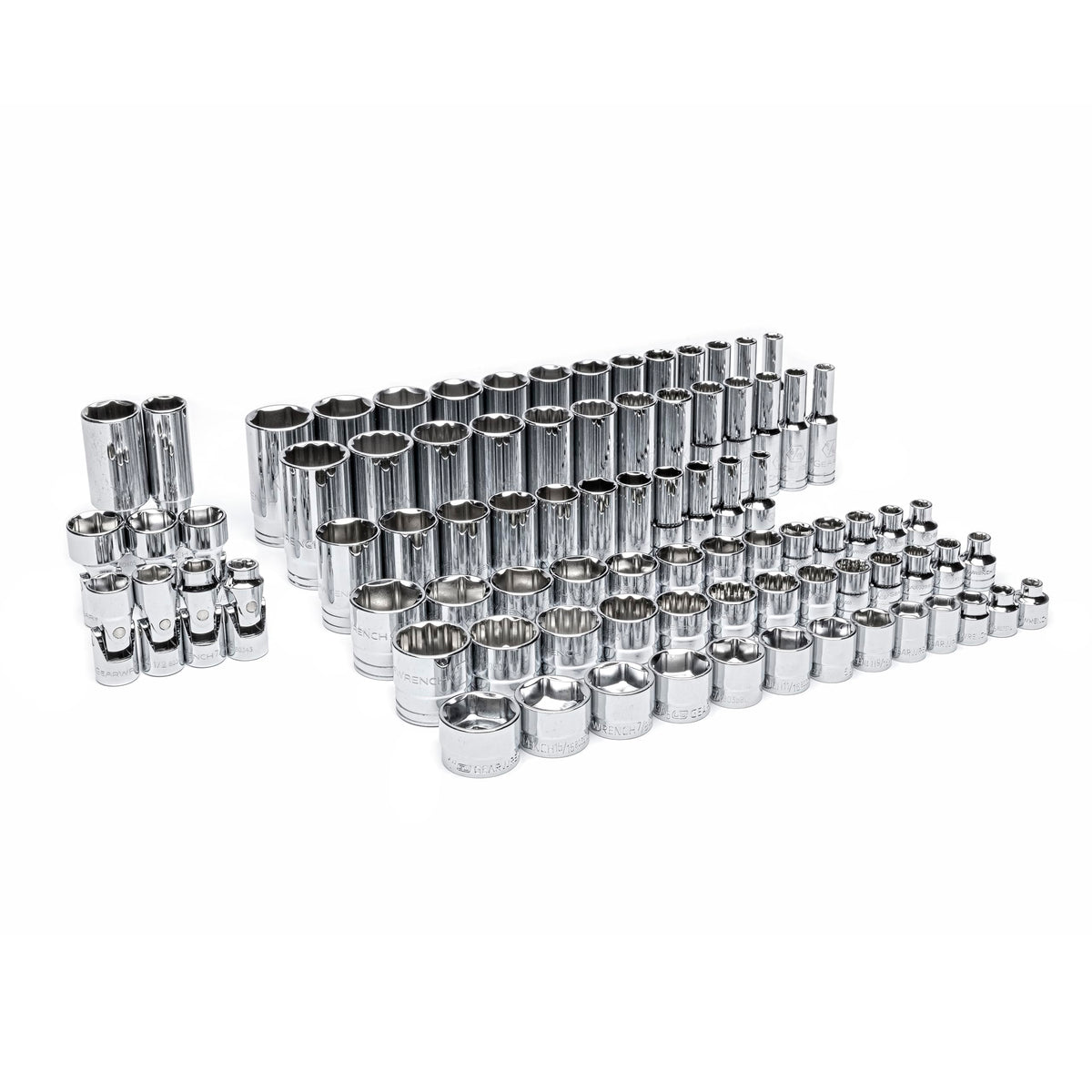 GEARWRENCH 85 Piece 3/8” Drive Master SAE Socket Set | GWMSSKT38SAE