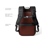 UAG Civilian 20-Liter Backpack, fits up to 16" Laptop, Black/Orange