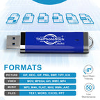 ThePhotoStick® Omni 256GB Photo Backup for iPhone, Android and Computers