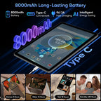 11 inch Tablet with Keyboard - Android 16 Tablet with 32GB+256GB+2TB Expand