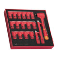 Teng Tools 18 Piece 3/8 Drive Insulated Socket Set Foam2 - TEDV3818