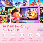 Kids Tablet, 10.1" Android 16 Tablet for Kids, Gift for Ages 6-12