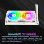 Thermaltake Retro 240 Ultra ARGB CPU Liquid Cooler ~ Beige