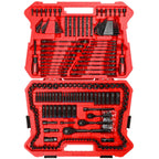STARWORK TRUE MECHANIC 303-Piece Mechanics Tool Set, 120-Tooth Ratcheting Wrench Set, 1/4", 3/8", 1/2" Drive, Professional, SAE/Metric