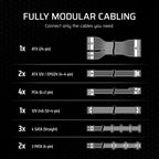 CORSAIR RM1000x ATX 3.1 PCIe 5.1 1000W Power Supply – Black