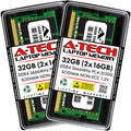 A-Tech 32GB (2x16GB) RAM for HP EliteDesk 800 G4 Desktop Mini | DDR4 2666MHz PC4-21300 Non ECC SO-DIMM 1.2V - Laptop & Notebook Memory Upgrade Kit