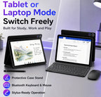 Tablet, 10.1 Inch Android 16 Tablets with Keyboard,24+64GB, 1TB Expansion
