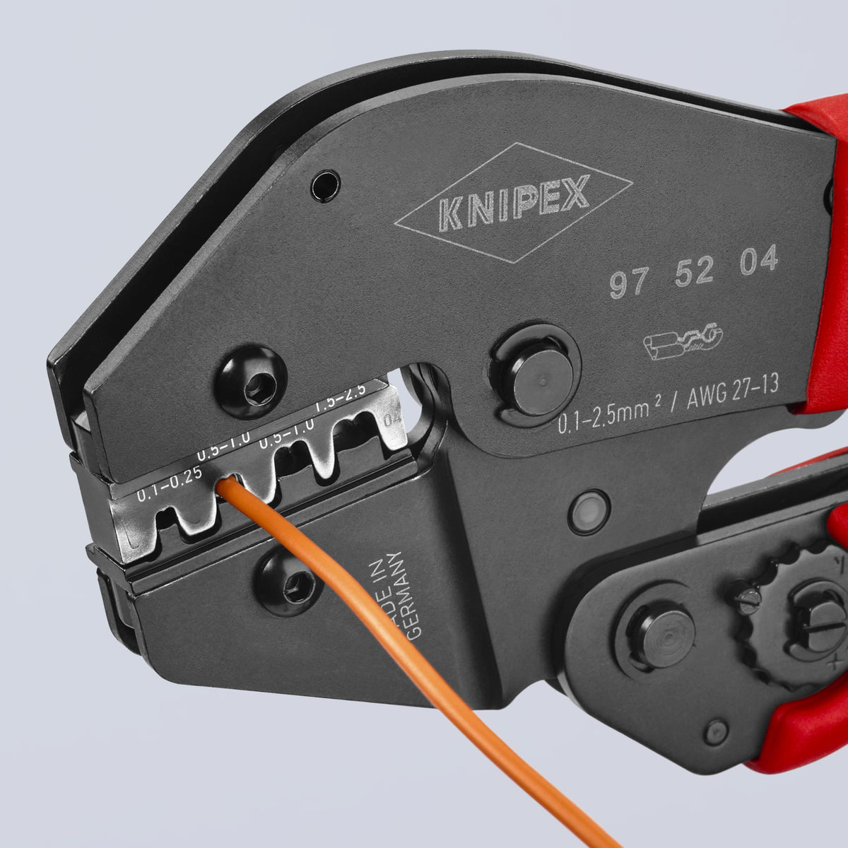 KNIPEX 97 52 04 4-Position Contact Crimping Pliers