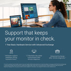 Dell 27 Monitor - SE2726H - 27-inch FHD (1920x1080) 144Hz 1ms Display, in-Plane Switching (IPS) Technology, AMD FreeSync™, TÜV 3-Star 2X HDMI, Tilt