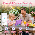 Kids Tablet, 10.1" Android 16 Tablet for Kids, Gift for Ages 6-12