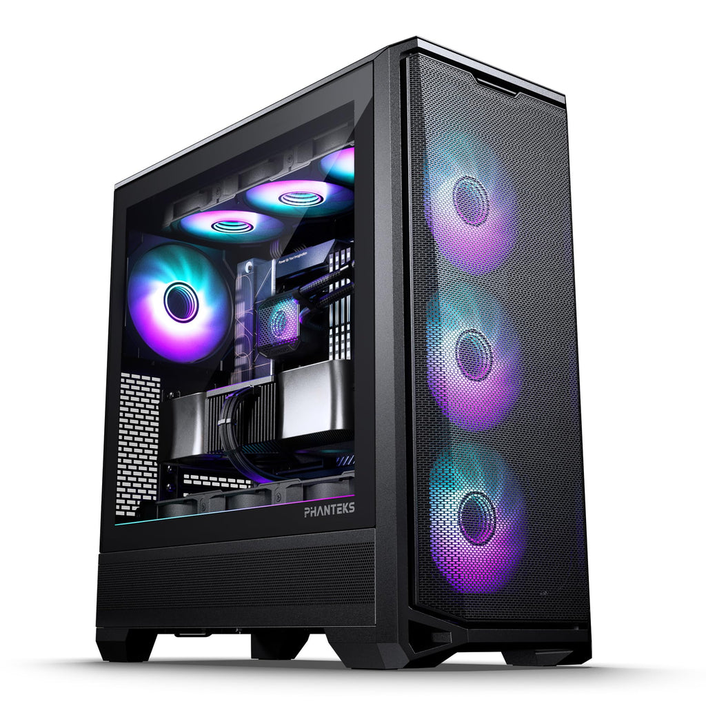 PHANTEKS Eclipse G400A Tempered Glass ATX MID-Tower Computer CASE - Black