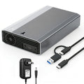 4TB Desktop External Hard Drive (NOT-Portable) — Vault USB-C 3.1 (5Gbps) High-Speed HDD for PC, Mac, Laptop & Console, Mains-Powered Backup Storage, 2-Year Warranty