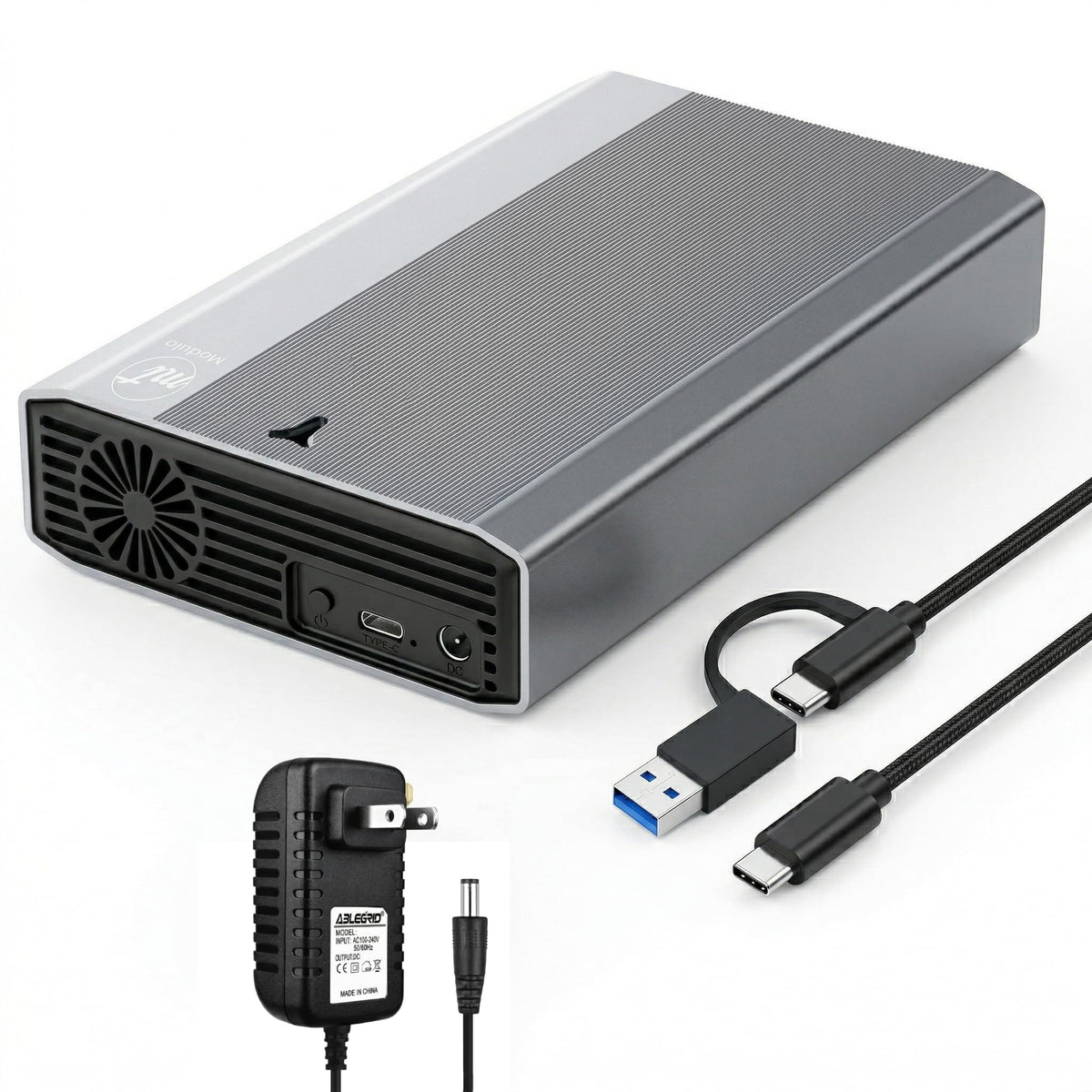 4TB Desktop External Hard Drive (NOT-Portable) — Vault USB-C 3.1 (5Gbps) High-Speed HDD for PC, Mac, Laptop & Console, Mains-Powered Backup Storage, 2-Year Warranty