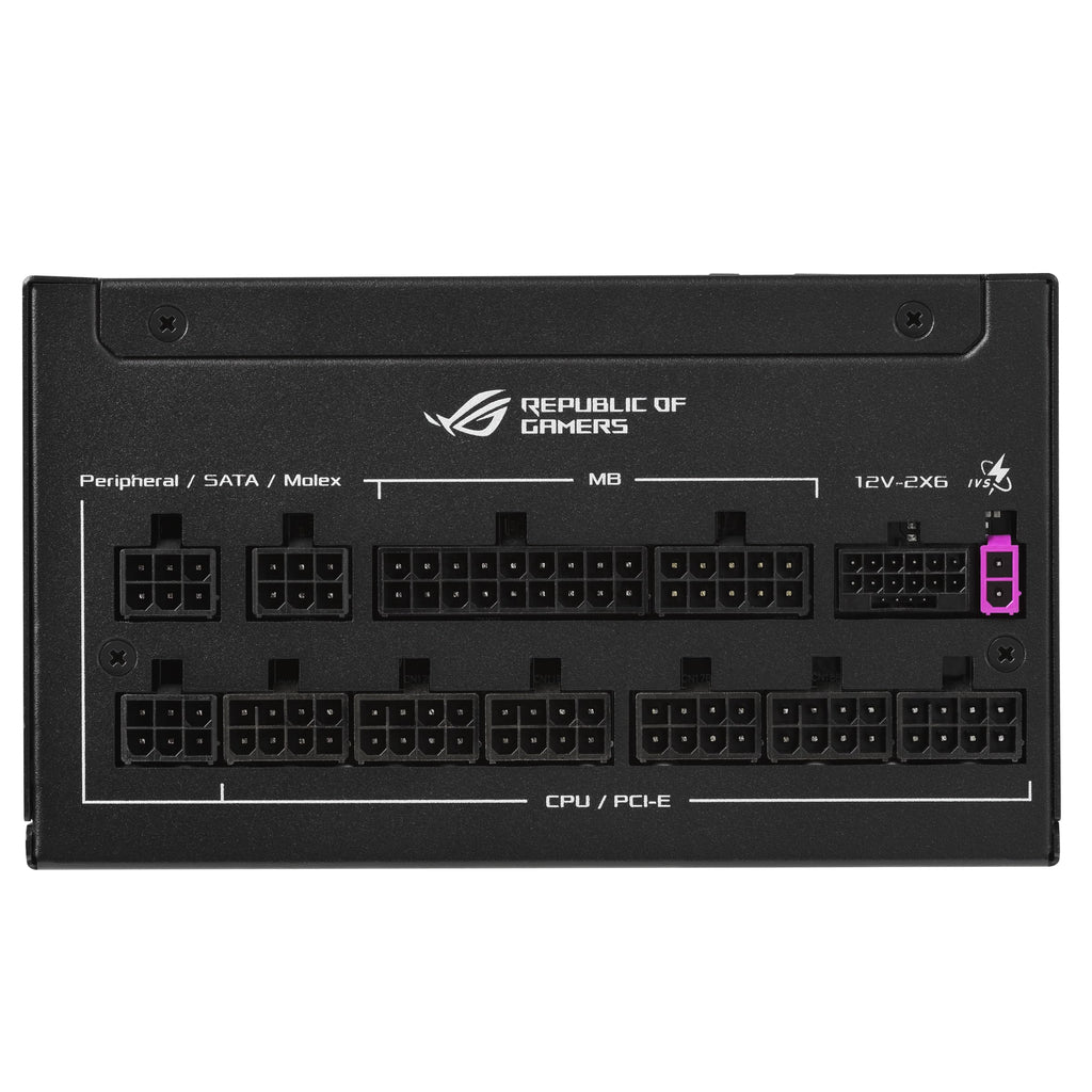 ASUS ROG Strix 1000W Platinum (Fully Modular Power Supply, 80 Plus Platinum Certified, ATX 3.1, Cybenetics Lambda A+, GaN MOSFET, GPU-First Intelligent Voltage Stabilizer, 10-Year Warranty)