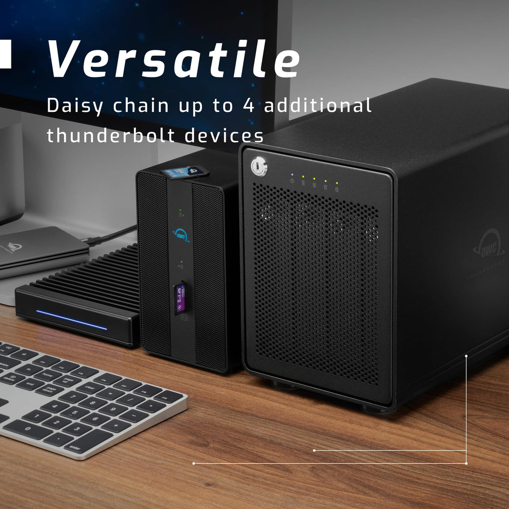 OWC ThunderBay 4 0TB Thunderbolt 40Gb/s Four-Bay Storage Enclosure