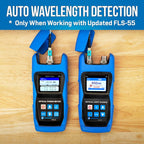 Jonard Tools FPM-55 High Precision Fiber Optic Power Meter with Data Storage (-50 to +26 dBm) and FC/SC/LC Adapters