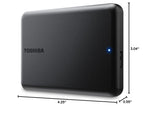 Toshiba Canvio Partner 1TB Portable 2.5’’ External Hard Drive, USB 3.2, Mac & Windows Compatible. Xbox, PS4, PS5