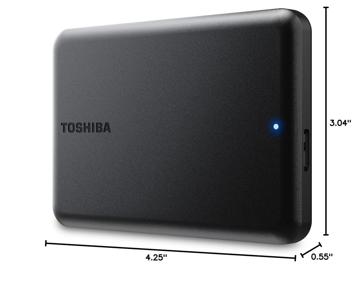 Toshiba Canvio Partner 1TB Portable 2.5’’ External Hard Drive, USB 3.2, Mac & Windows Compatible. Xbox, PS4, PS5