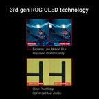 ASUS ROG XG27AQDMGR 27 Inch 1440p 240Hz Glossy OLED HDR Gaming Monitor