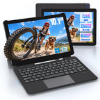 2 in 1 Laptop 10.1" Win11 Pro Tablet PC with Keyboard & Stylus Pen