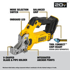 DEWALT 20V MAX Plastic Tubing Cutter, Bare Tool Only (DCE180B)