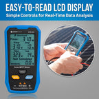 Jonard Tools SPM-800 Solar MPPT Power Meter - High-Precision Voltage, Current & Power Measurement, MC4 Leads, LCD Display, Safety Protections for Solar Panels