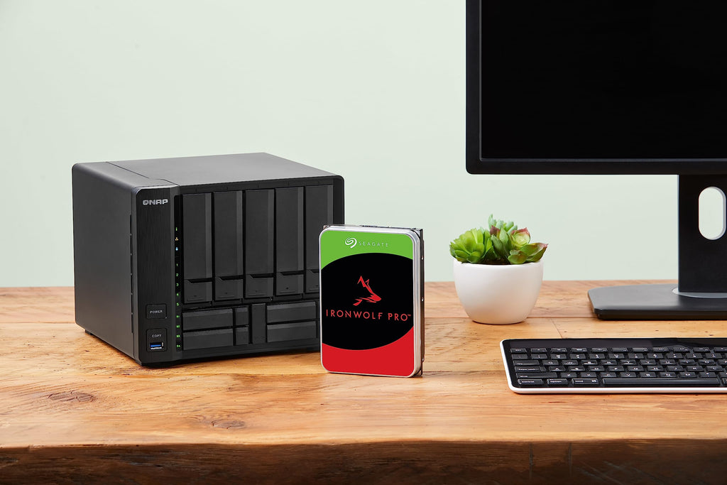 Seagate IronWolf Pro 6TB NAS Internal Hard Drive HDD – CMR 3.5 Inch Sata 6Gb/s 7200 RPM 256MB Cache for Raid Network Attached Storage, Data Recovery Service – Frustration Free Packaging (ST6000NE0023)