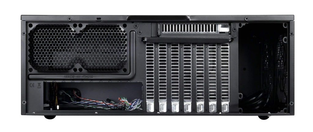 SilverStone Technology Grandia Series Aluminum HTPC Computer Case for ATX / SSI-CEB - Black (GD09B)