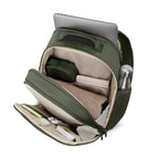 Samsonite Paralux Everyday Backpack - Laptop & Tablet Backpack with 5 Compartments, Removable TecKit™ Pouch, Microsuede Trim, Water Bottle Pockets - Work, Commute & Travel Bag - Olive