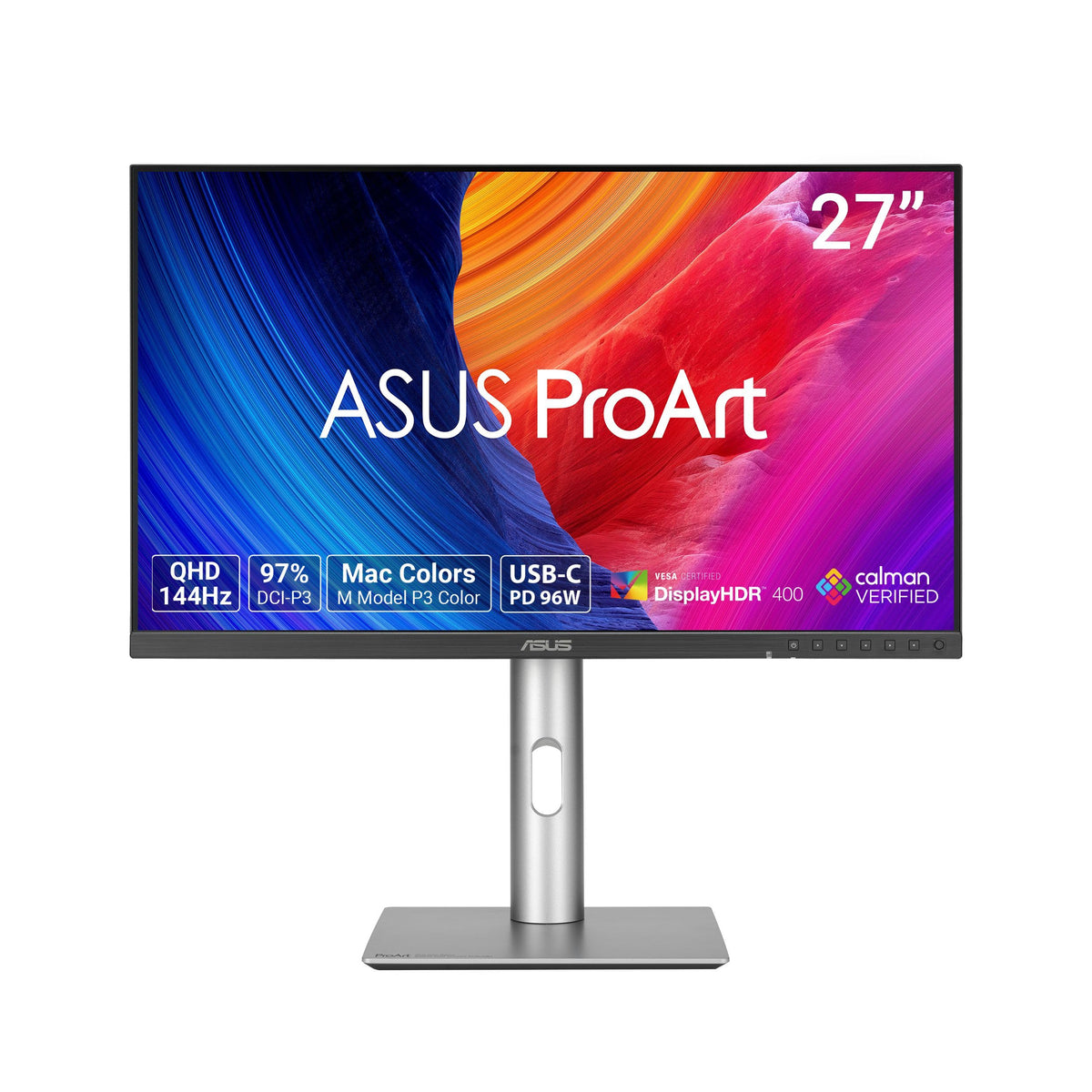 ASUS ProArt PA278CGRV 27 Inch 1440p USB-C Professional Monitor for Mac
