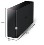 BUFFALO LinkStation 210 2TB 1-Bay NAS Network Attached Storage with HDD Hard Drives Included NAS Storage that Works as Home Cloud or Network Storage Device for Home