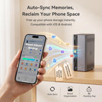 LincStation E1 4-Bay NAS Storage, Quad-Core 2.0GHz, 4GB RAM, 64GB eMMC, 2.5GbE Port & 4K HDMI 2.0, Supports M.2 NVMe SSD & SATA HDD Up to 76TB, Remote Access for iOS/Android/Windows (Diskless)