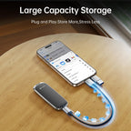 P10PRO External SSD 1TB, Portable SSD NVMe, USB 3.2 Gen2, 1050MB/s