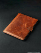 Crazy Horse Craft Leather Case for MacBook Air 15 inch, Laptop Sleeve Felt
