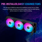 ASUS ROG Ryuo IV ARGB 360mm AMD/Intel Gaming Liquid CPU Cooler