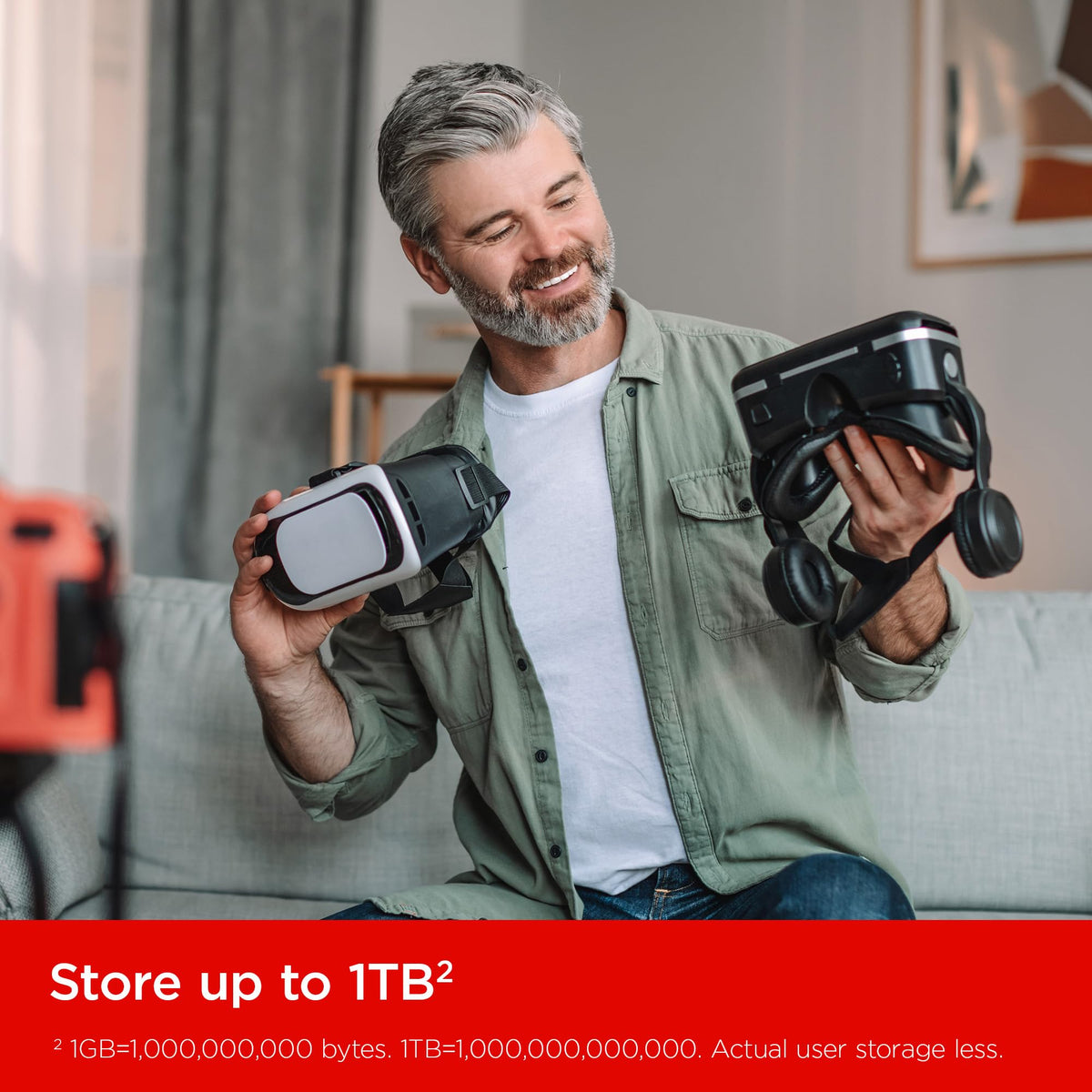 SANDISK 1TB Ultra Flair, USB-A Flash Drive, Up to 150MB/s Read Speeds