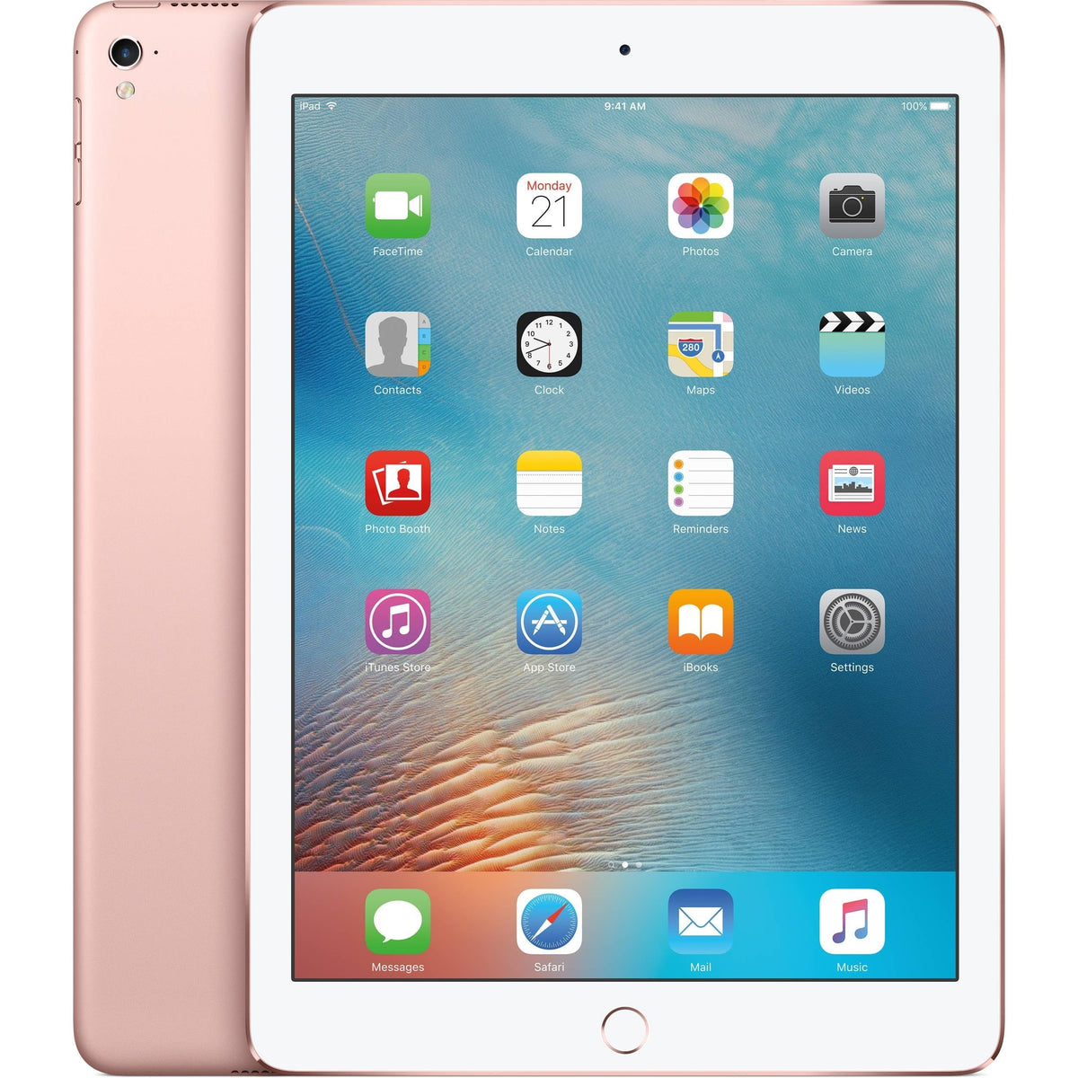 Apple iPad Pro Tablet (128GB, LTE, 9.7in) Silver (Renewed)
