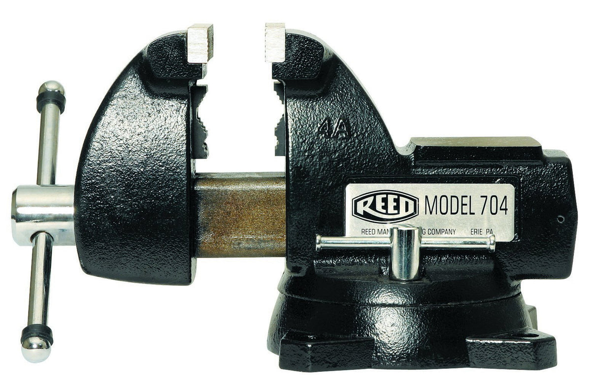 Reed Tool 706 Mid-Line Vise, 1/4 to 3-1/2-Inch Pipe Capicity
