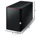 BUFFALO LinkStation SoHo 220 2-Bay Personal Cloud Office NAS 4TB (2x2TB) with Hard Drives Included