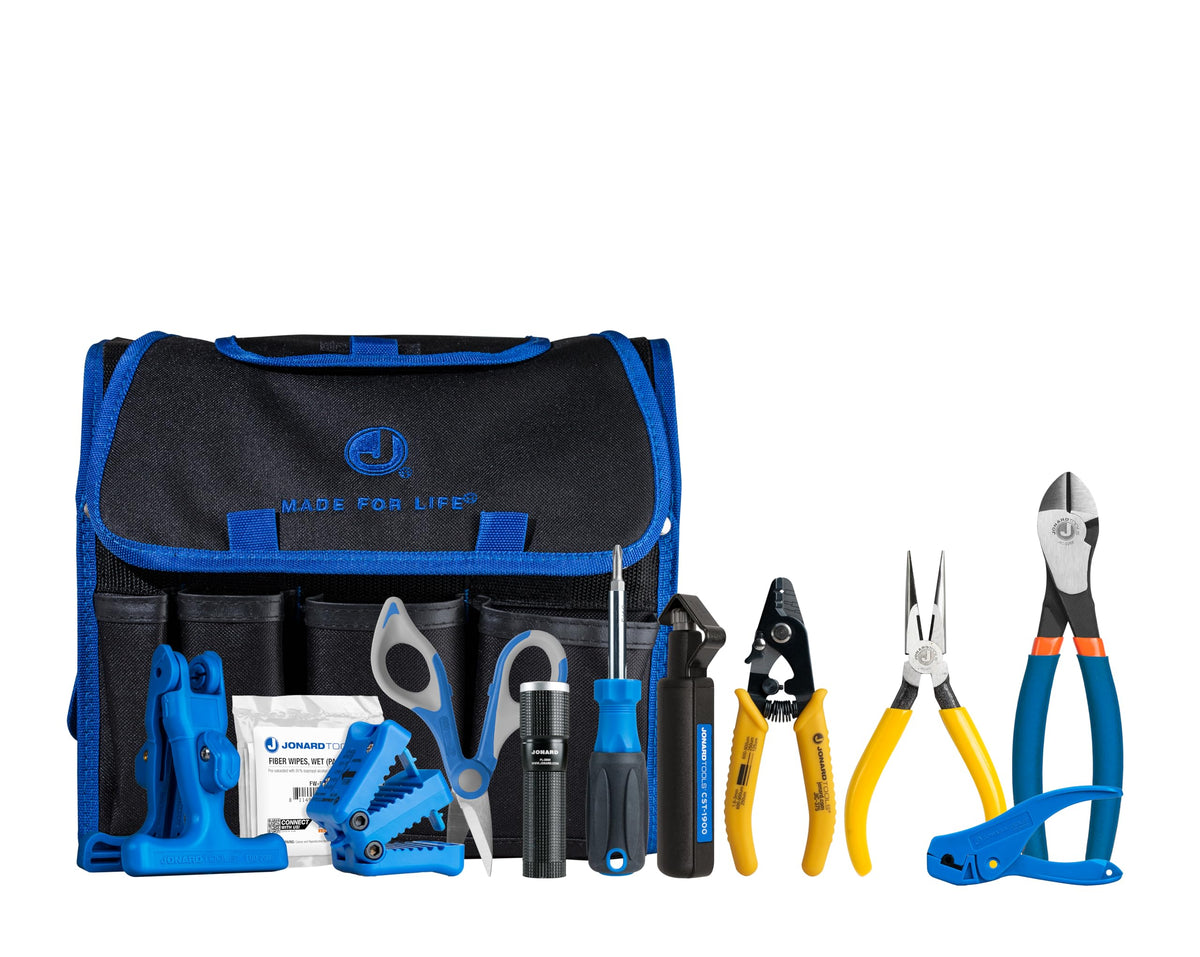 Jonard Tools TK-121B Backpack Fiber Prep Kit+