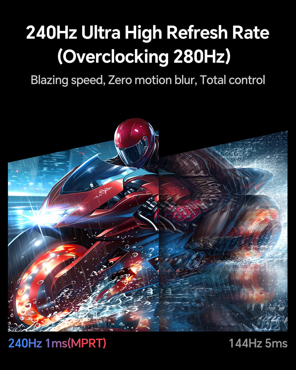 KTC 32 Inch Curved 280Hz Gaming Monitor, 240Hz Computer Monitor FHD, H32C5