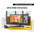 Samsung 34” ViewFinity S65UC, Ultra-WQHD Curved Monitor