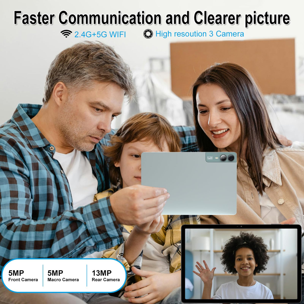 2026 Gemini AI 11 inch Android Tablet 2000 * 1200 2K Display 2 in 1 Tablets, T616, 18GB RAM+128GB ROM+1TB Expand, 5+5+13MP Camera, 9000mAh, 4 Speakers, 5G WiFi, Tablet With Keyboard, Stylus, Case