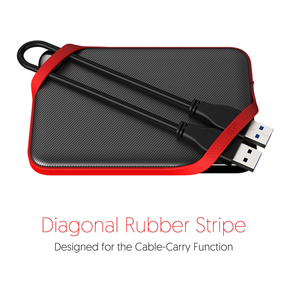 Silicon Power 4TB Rugged Armor A62L Shockproof/ IPX4 Water-Resistant/Dustproof/Anti-Scratch USB 3.0 2.5" External Hard Drive